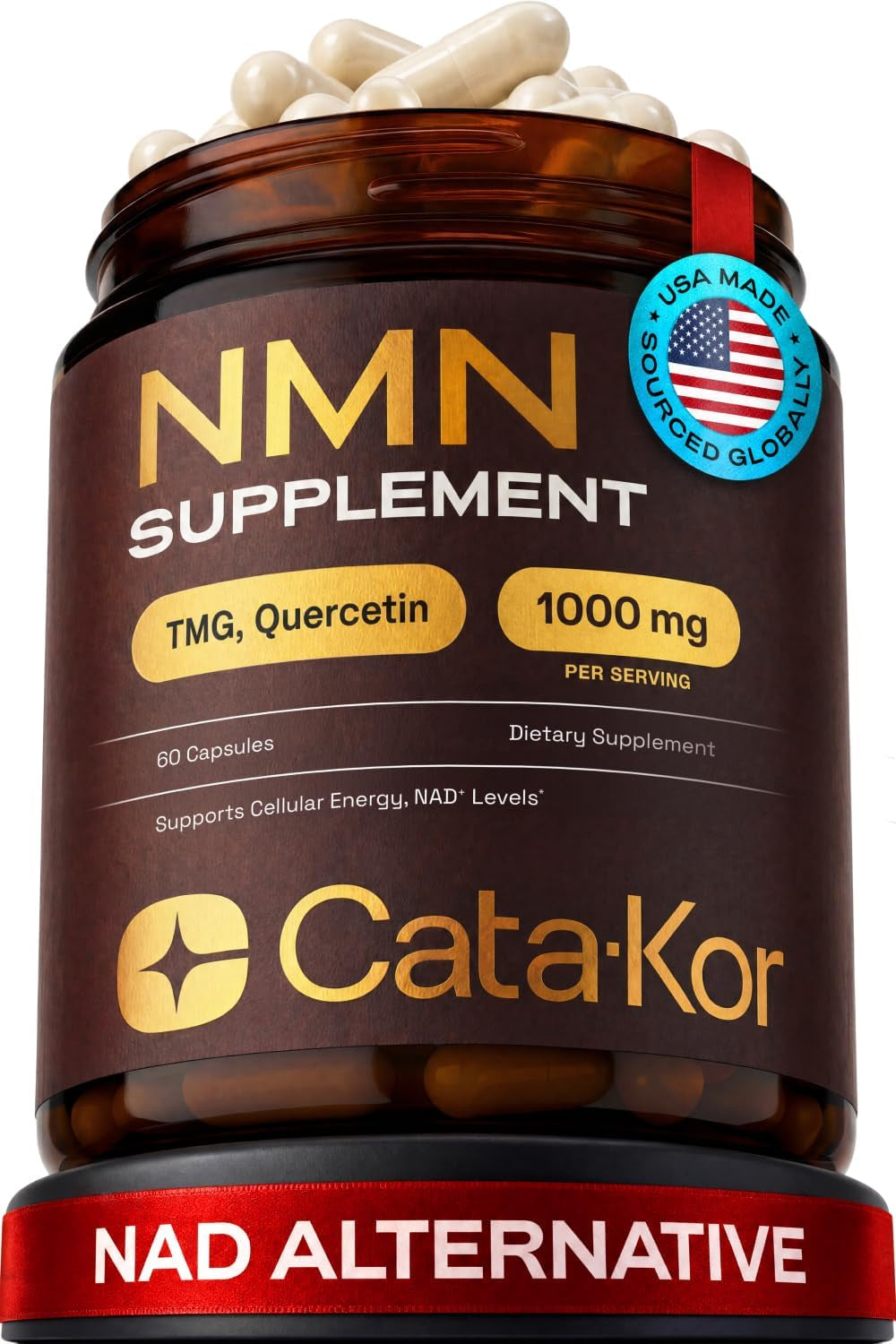 NMN Supplement – 4-In-1 NAD Supplement with Quercetin
