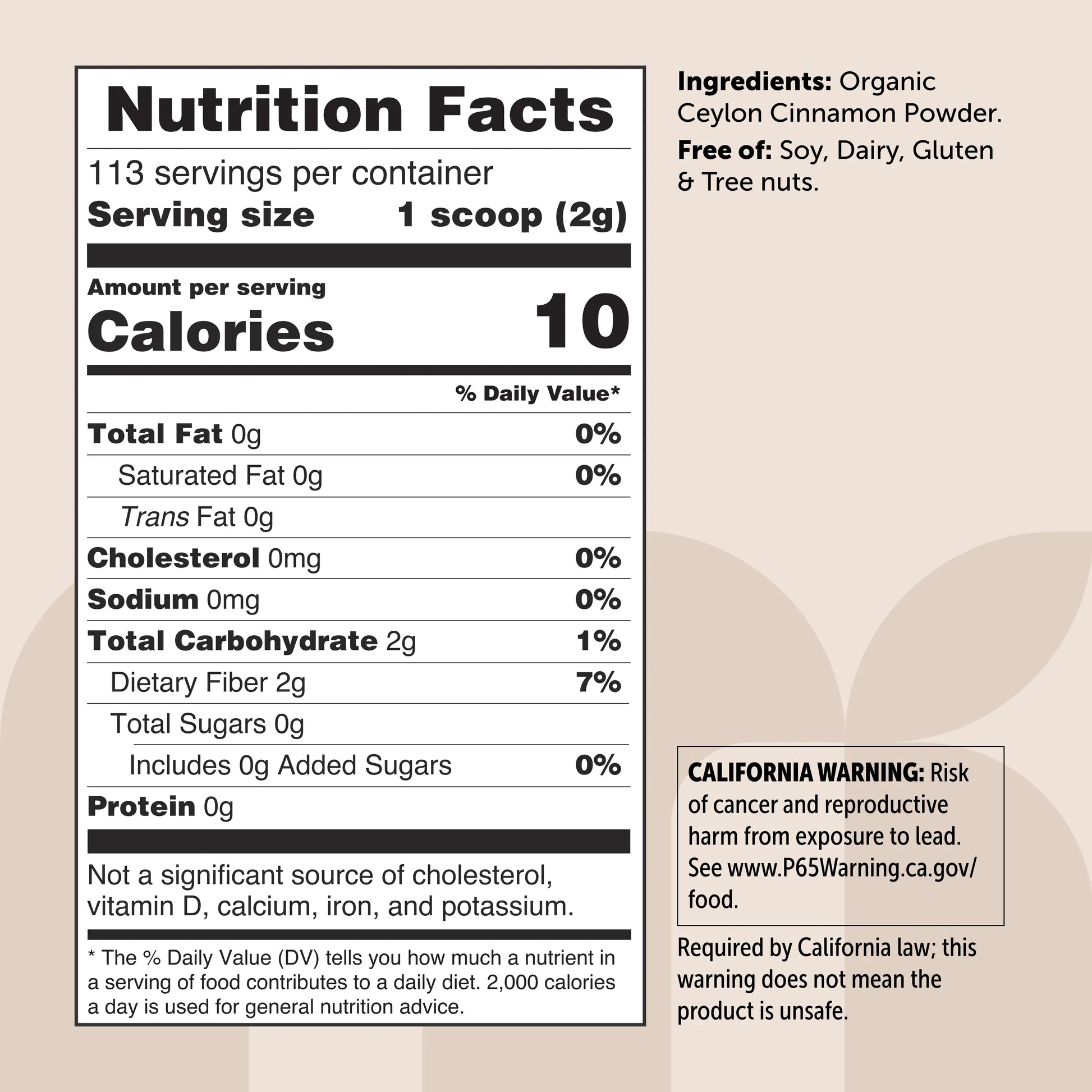 Organic Ceylon Cinnamon Powder