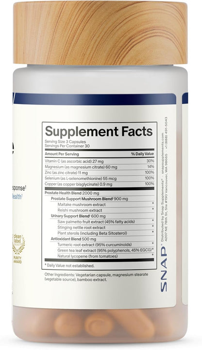 Prostate Health & Nitric Oxide Supplement Bundle for Men