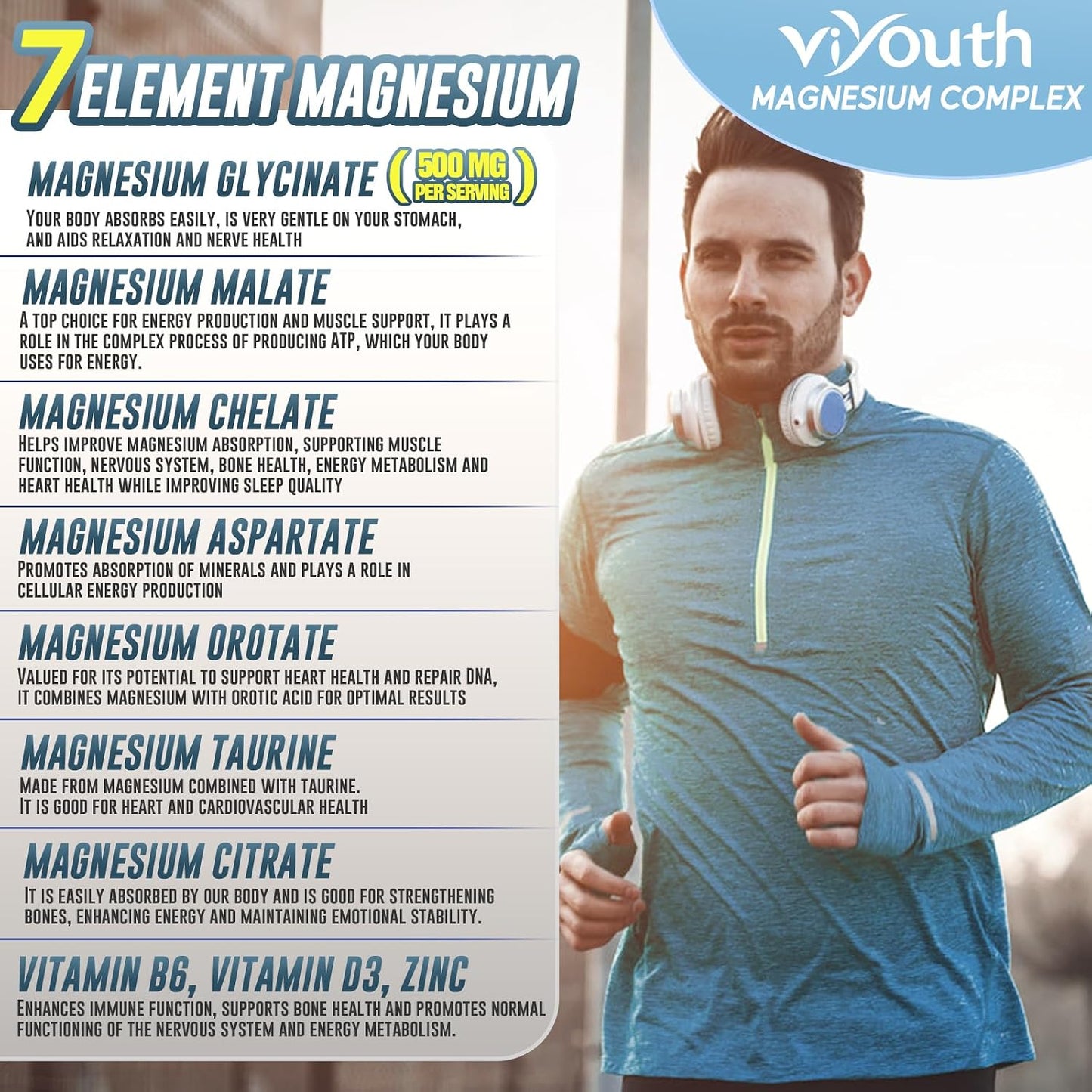 Magnesium 7 Complex Supplement