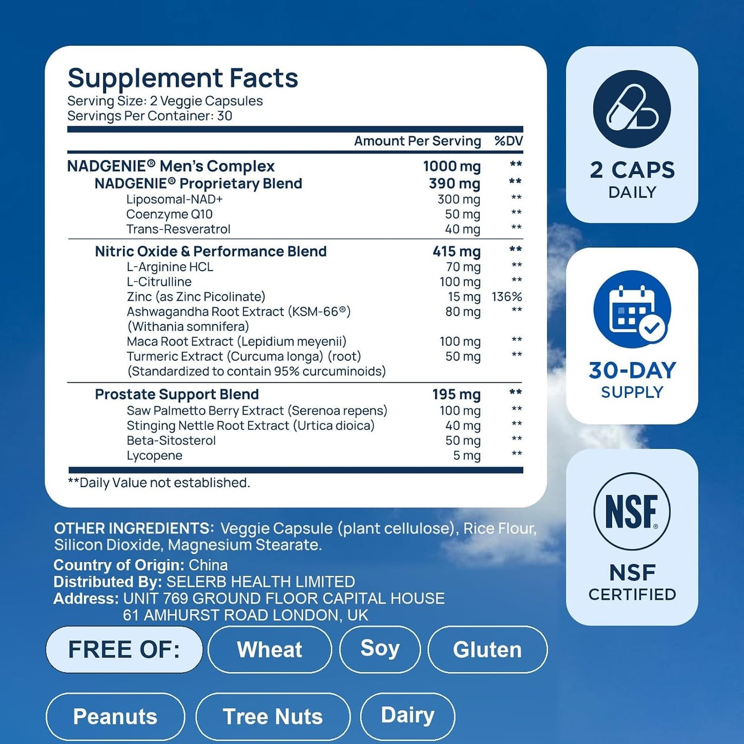 Liposomal NAD Supplement for Men