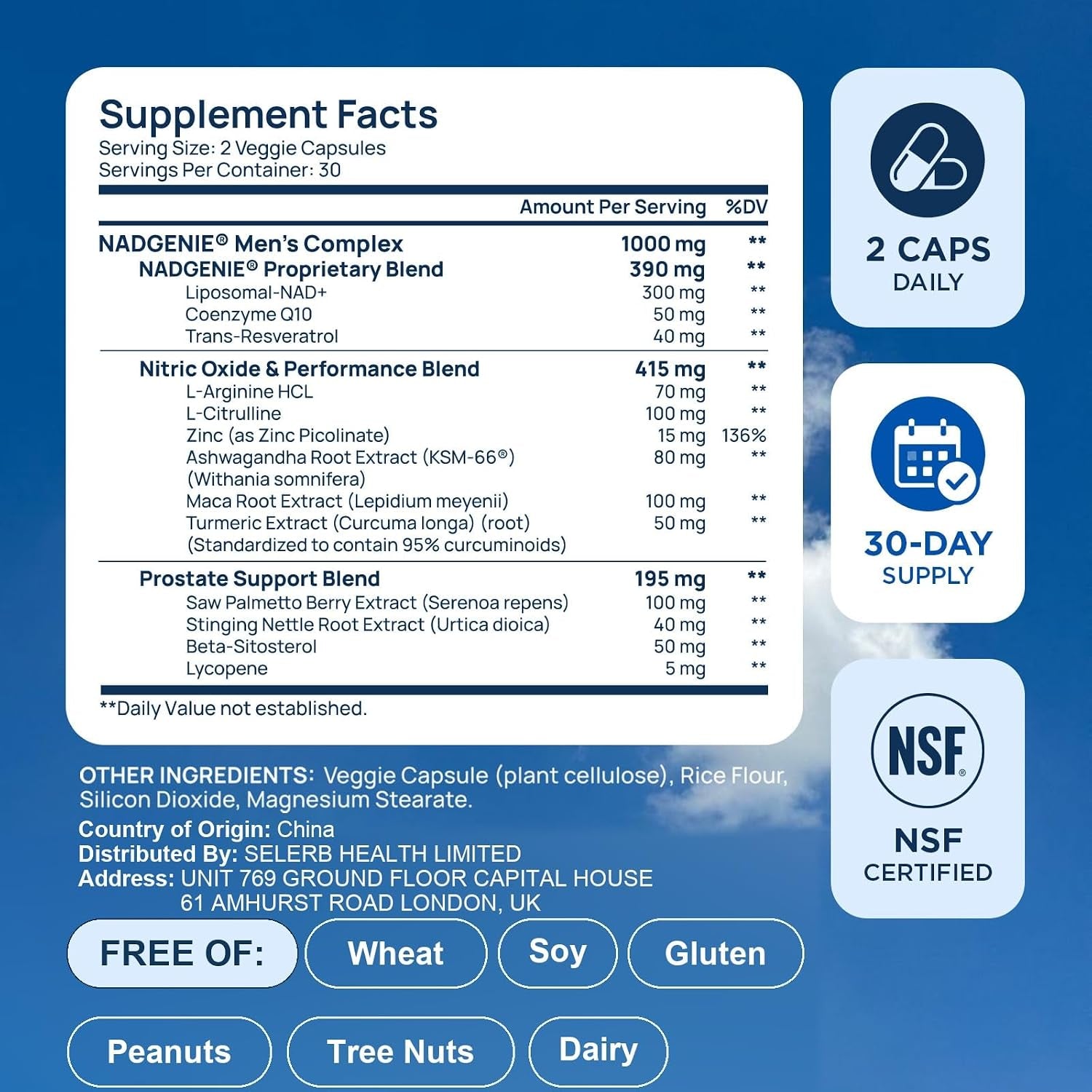 Liposomal NAD Supplement for Men