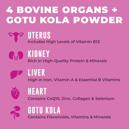 Beef Organ Supplement for Women