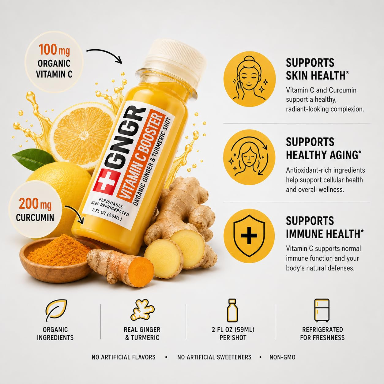 Ginger Immunity Shots