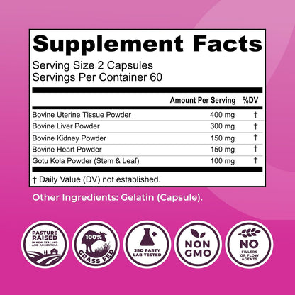 Beef Organ Supplement for Women